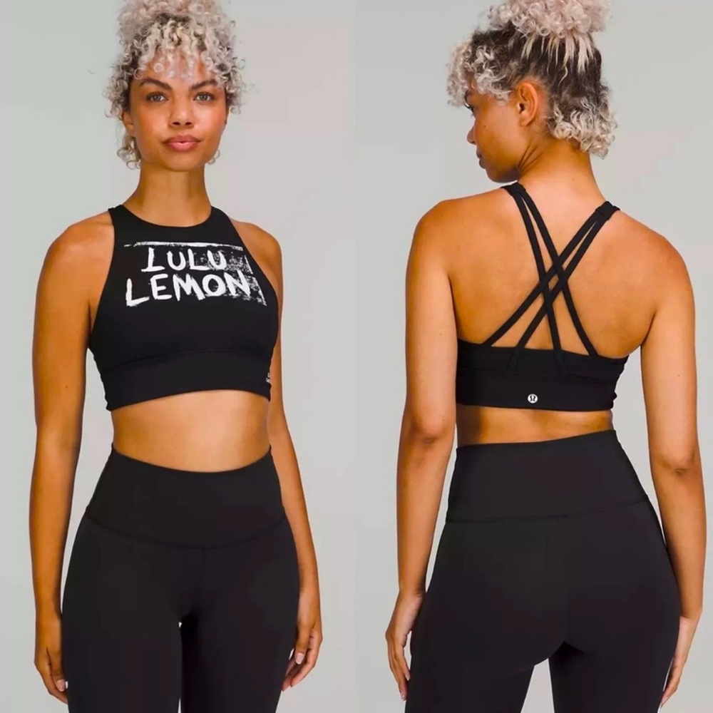 lululemon Energy High-Neck Ed Curtis Women’s Sports Bra Size 6
